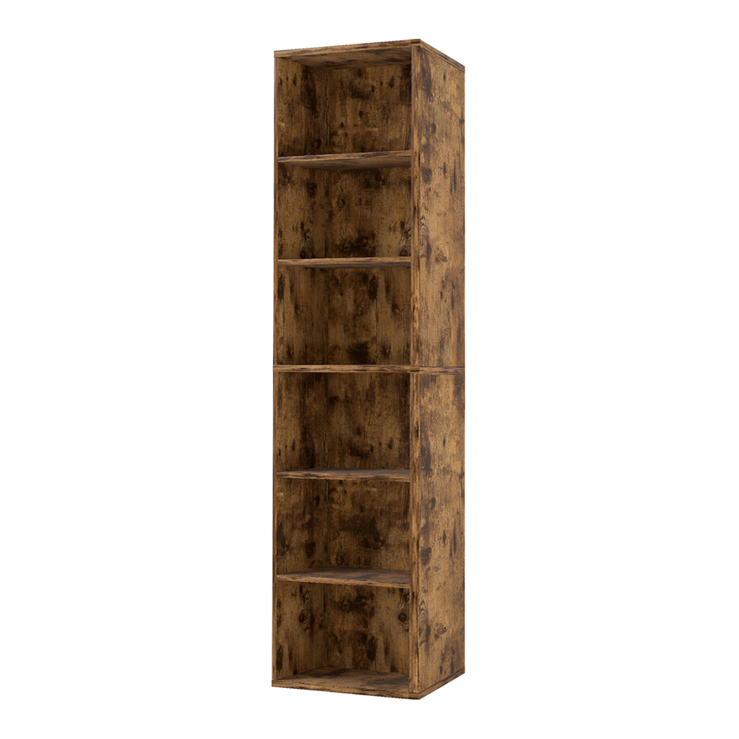 Levede BookShelf Storage Shelves 6 Tier Bookcase Display Unit Organizer Cabinet-2050056761150410761