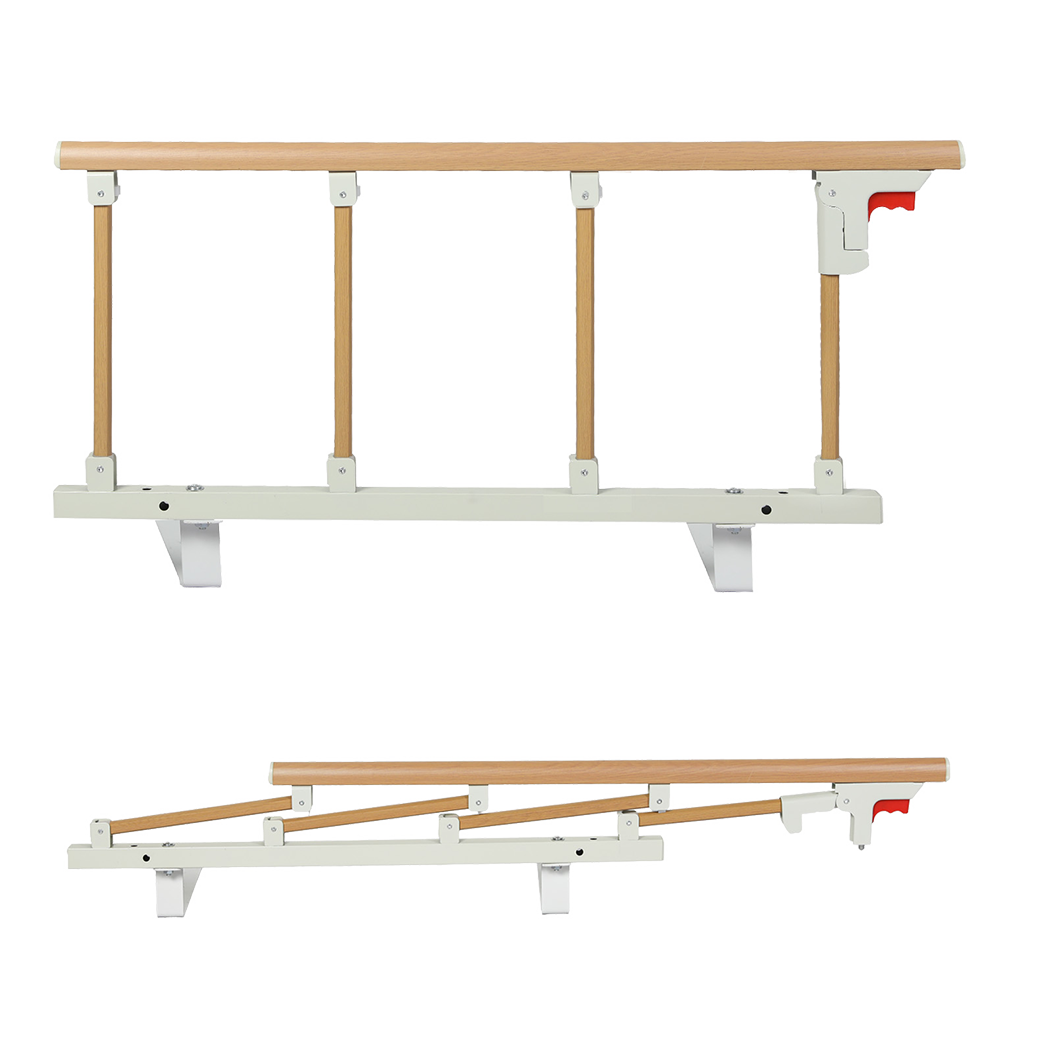 Levede Foldable Bed Rails Elderly Adults Safety Adjustable Bedside Grab Handles-2065254300036239368