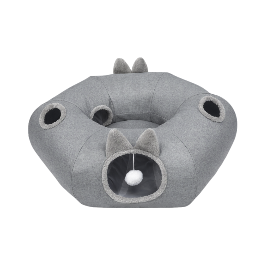 Pawz Large Cat Tunnel Bed Multi-Functional Toy Interactive Pet Playhouse Indoor-2065254293480542216