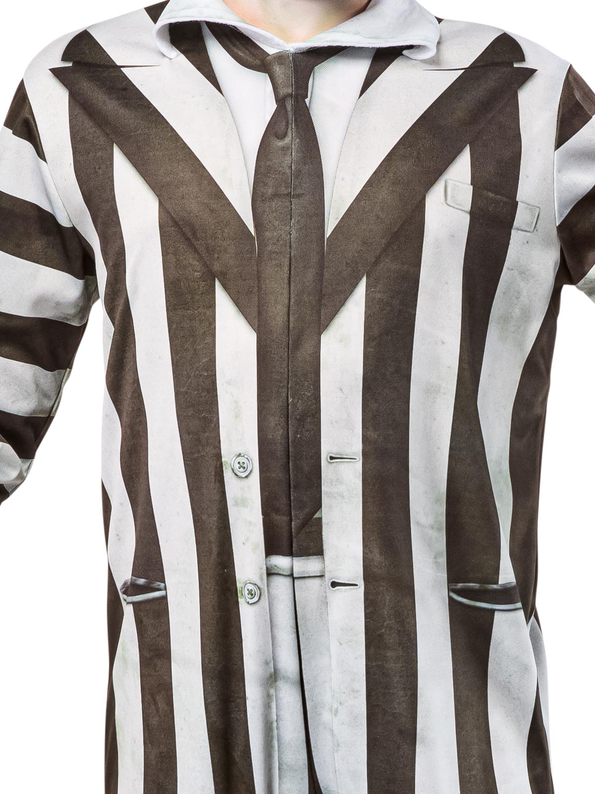 Beetlejuice 2 Child Costume Jumpsuit with Tie and Collar for Halloween