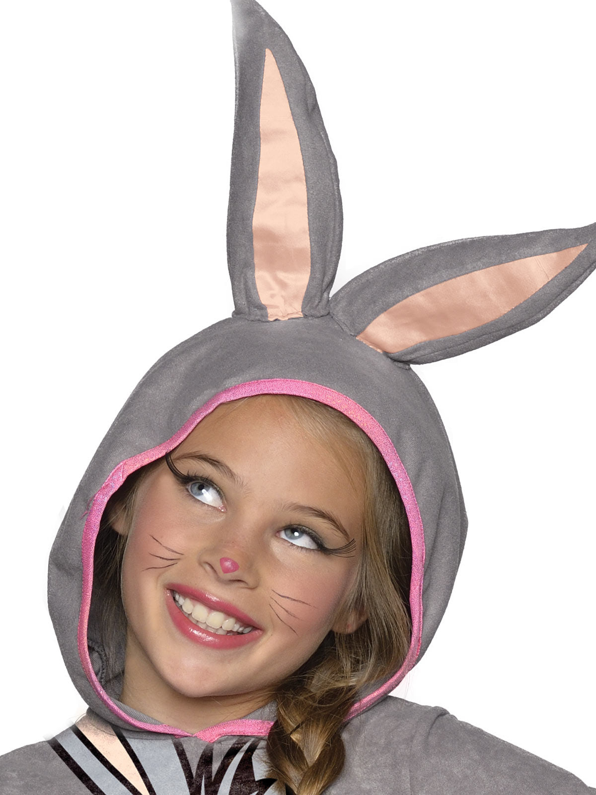 Bugs Bunny Girls Hooded Costume Child