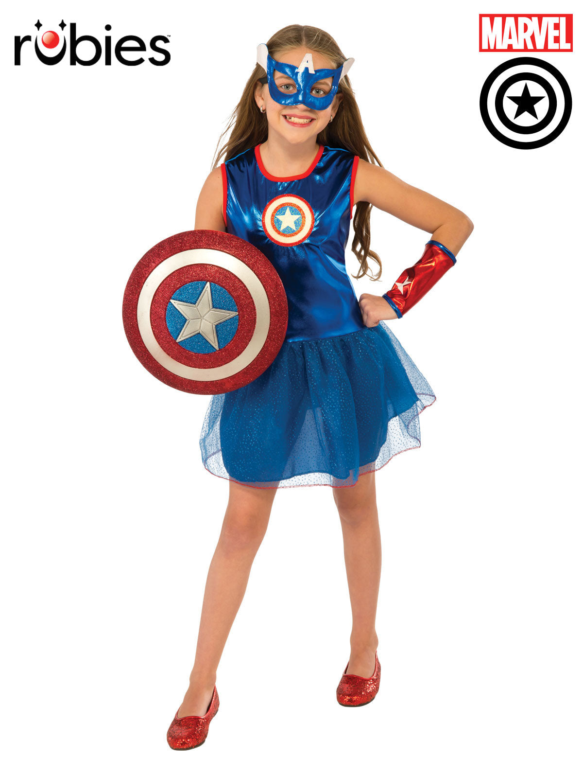Marvel American Dream Glitter Dress Costume