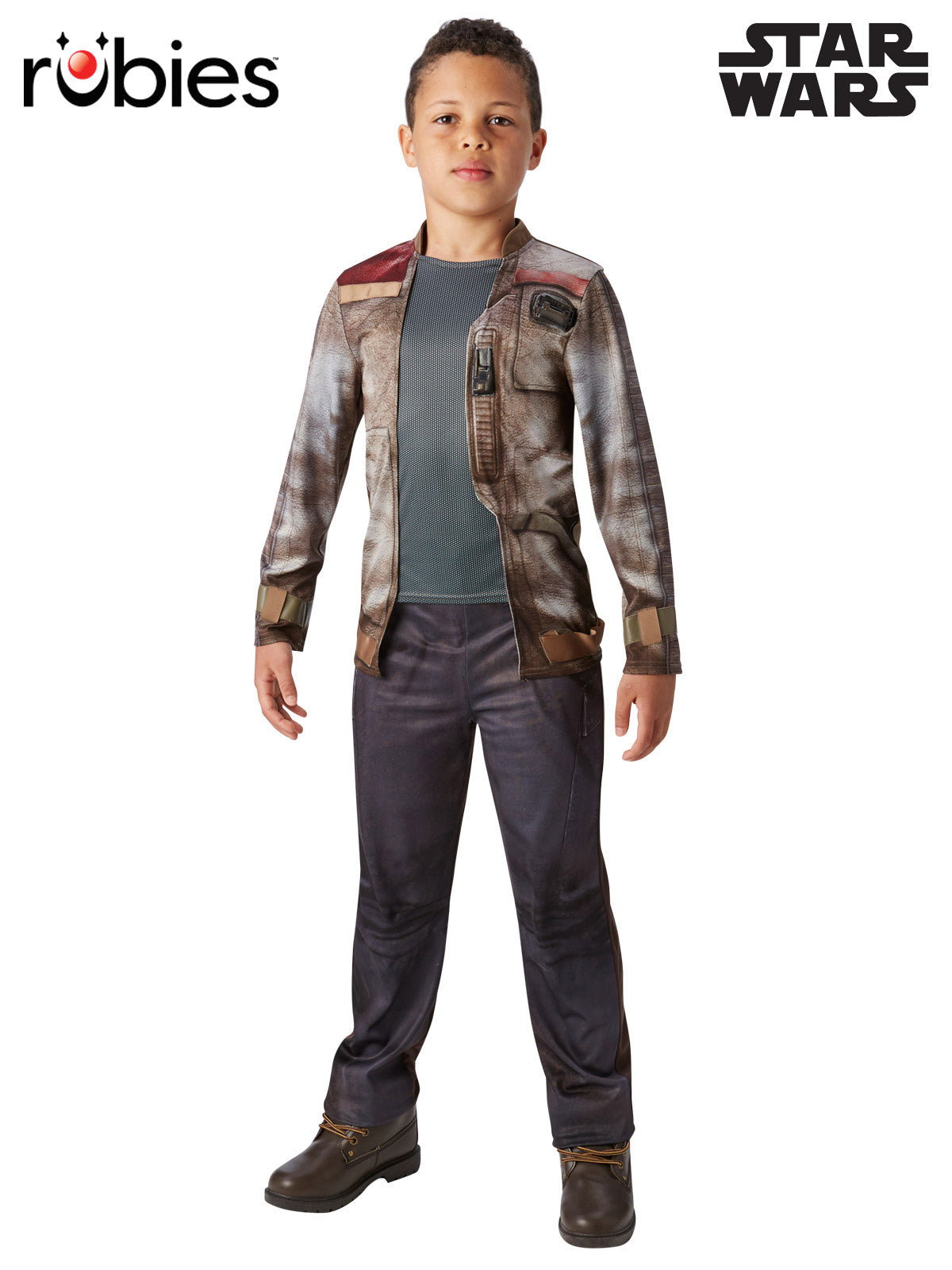 Star Wars Finn Deluxe Costume for Kids Mock Leather Jacket and Pants