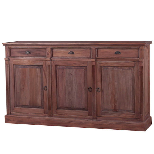 Brambles Country Cottage Sideboard Natural Wooden Storage Cabinet Furniture