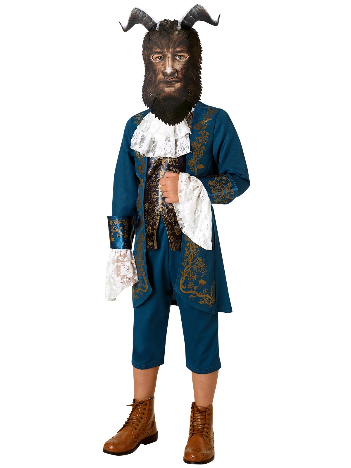 Beast Live Action Deluxe Costume for Kids Official Disney Beauty and the Beast Blue Colour