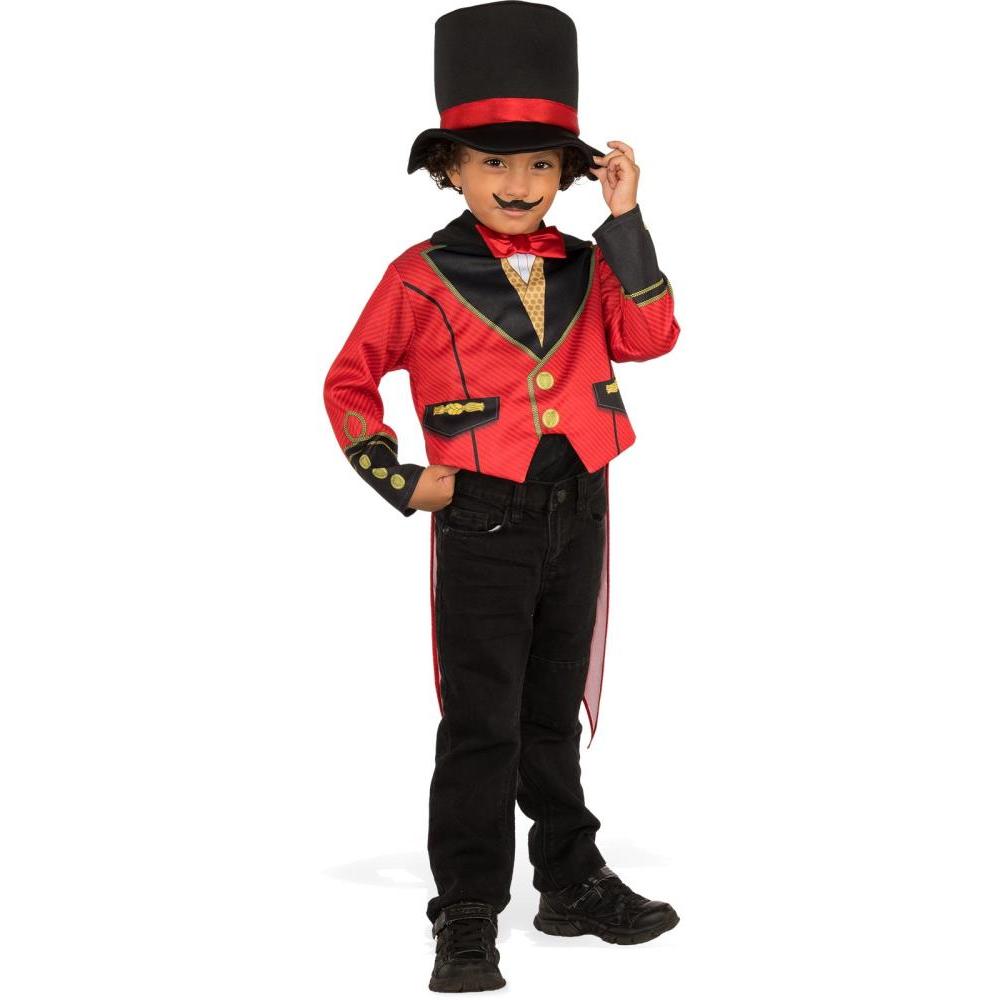 Rubie's Circus Ringmaster Costume with Waistcoat and Top Hat for Adults