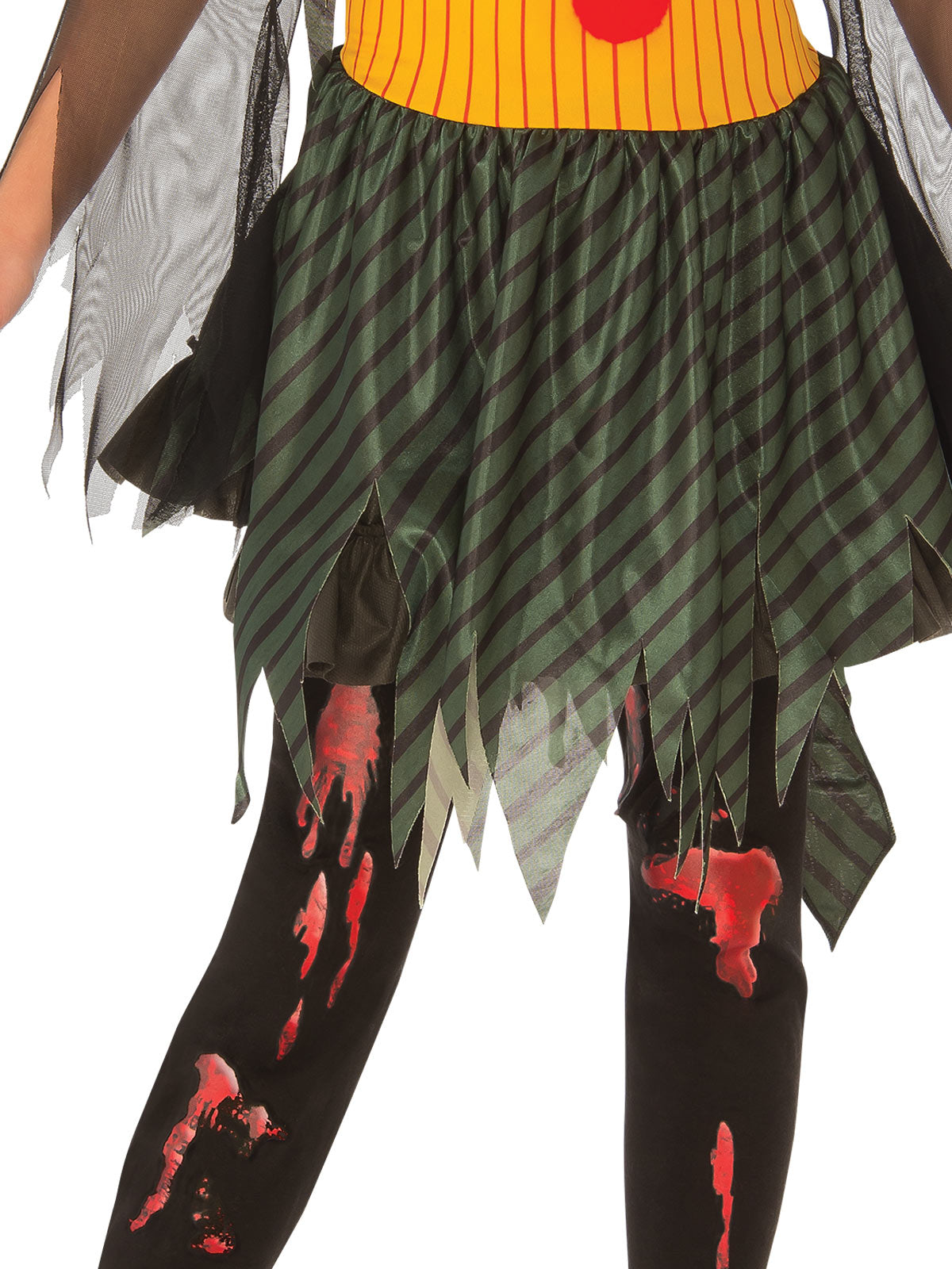 Zombie Girl Clown Costume Child