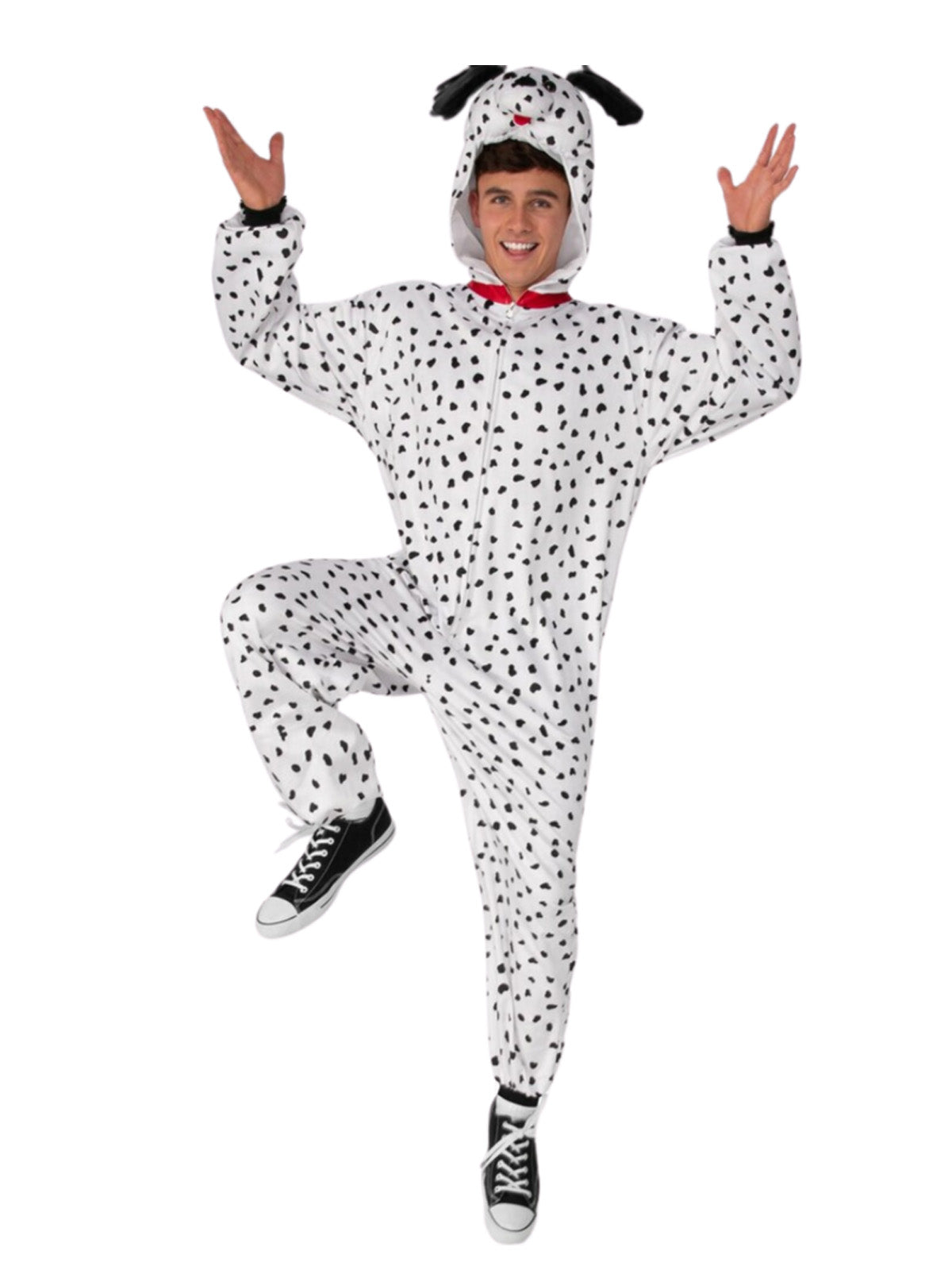 Dalmatian Furry Onesie Costume, Adult
