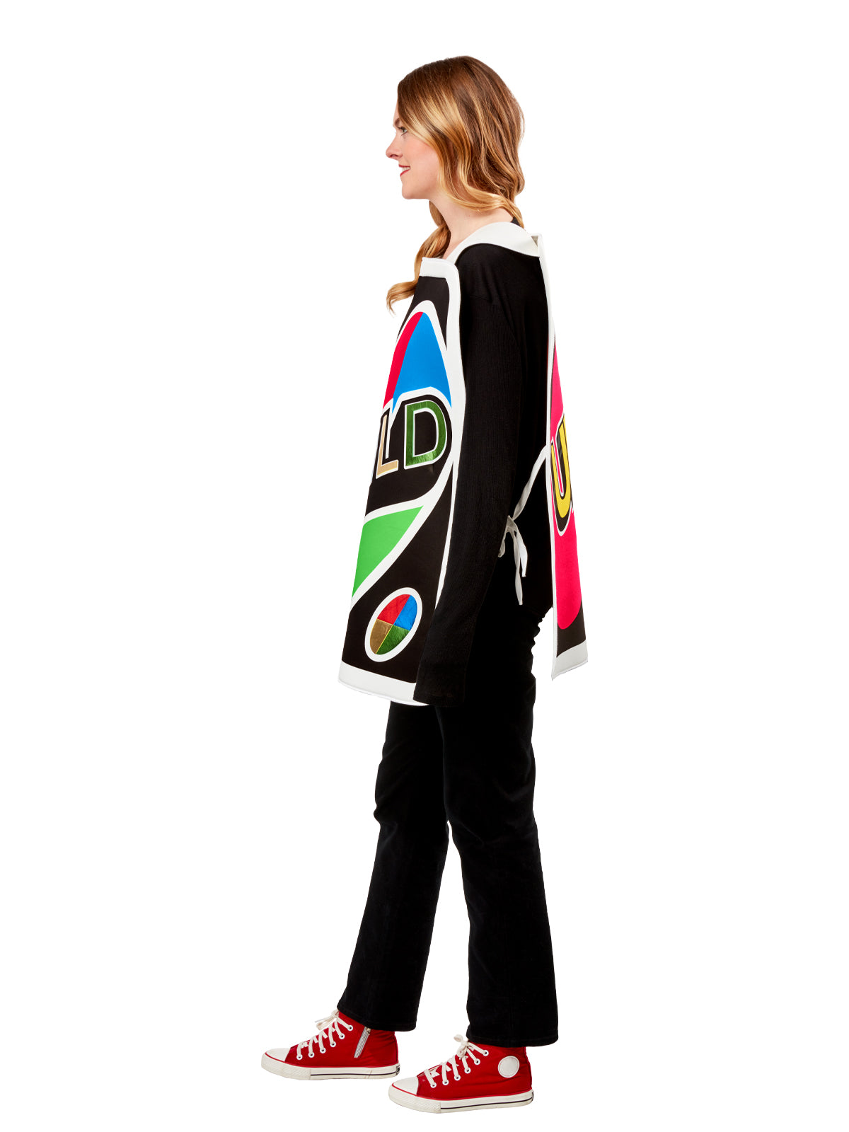 UNO Wild Card Costume for Adults – Official Mattel Tabard Party Outfit