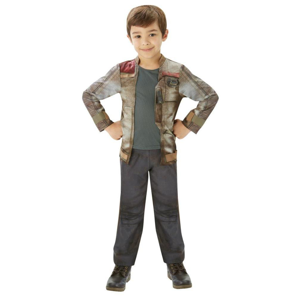 Star Wars Finn Deluxe Kids Costume with Printed Jacket Top and Pants
