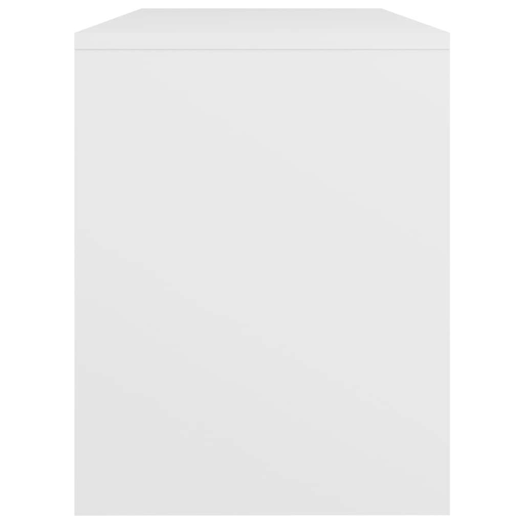 Dressing Stool White 70x35x45 cm Engineered Wood