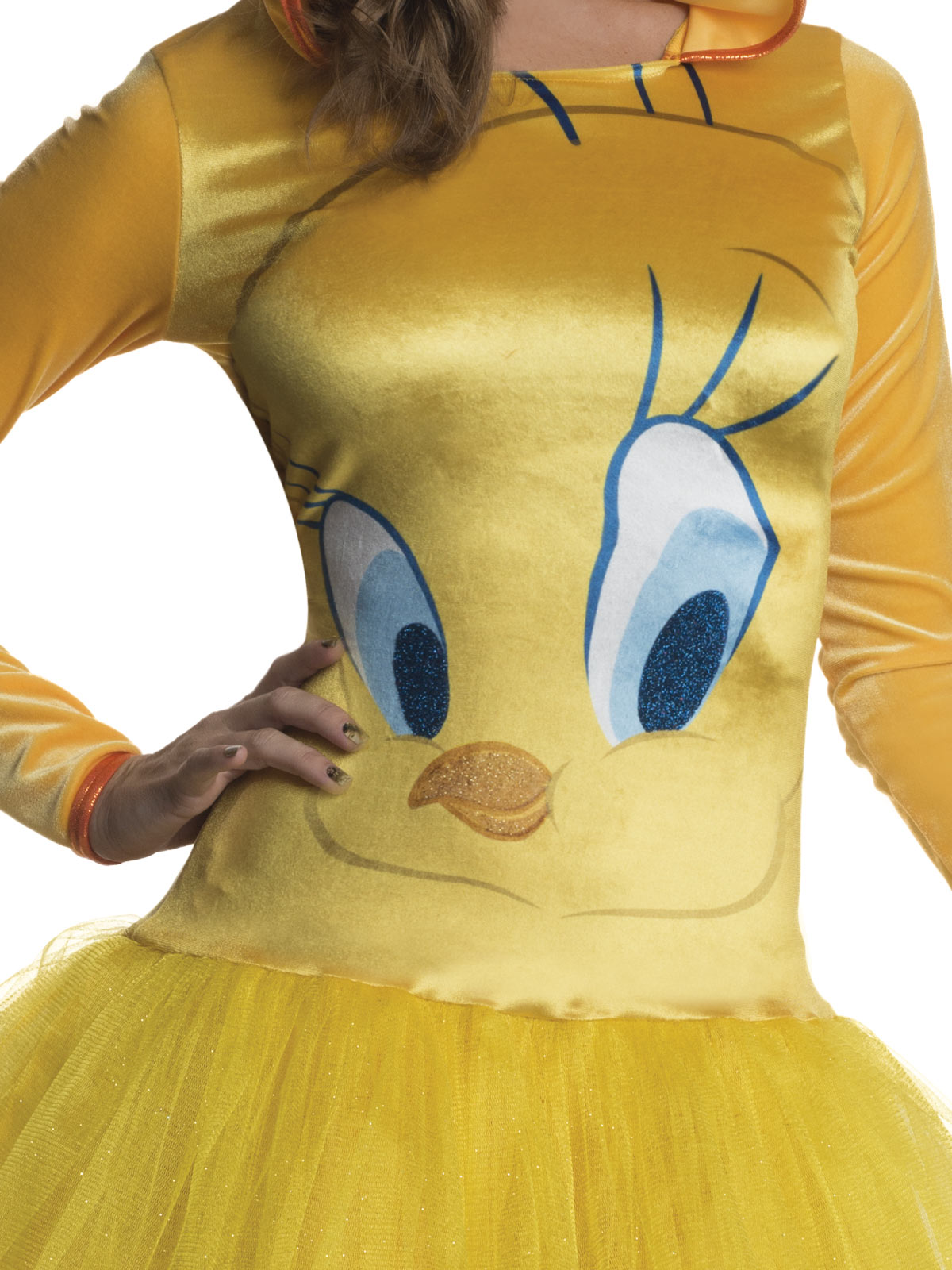 Tweety Hooded Tutu Dress Adult