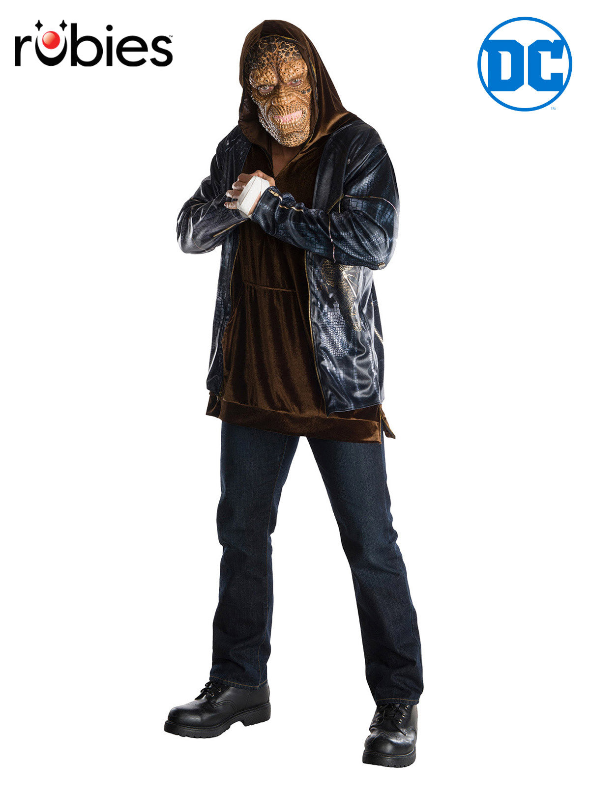 Killer Croc Deluxe Costume with Mask and Jacket for Adult