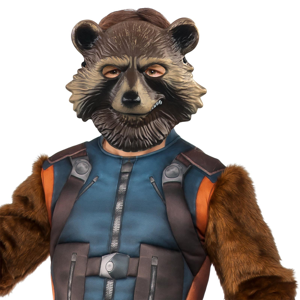 Rocket Raccoon Deluxe Adult Costume for Halloween Cosplay with Mask
