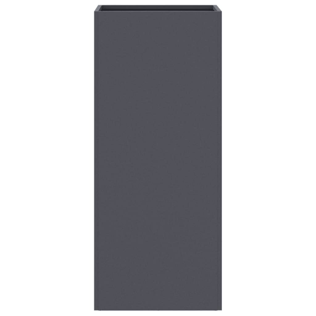 Planter Anthracite 32x29x75 cm Steel
