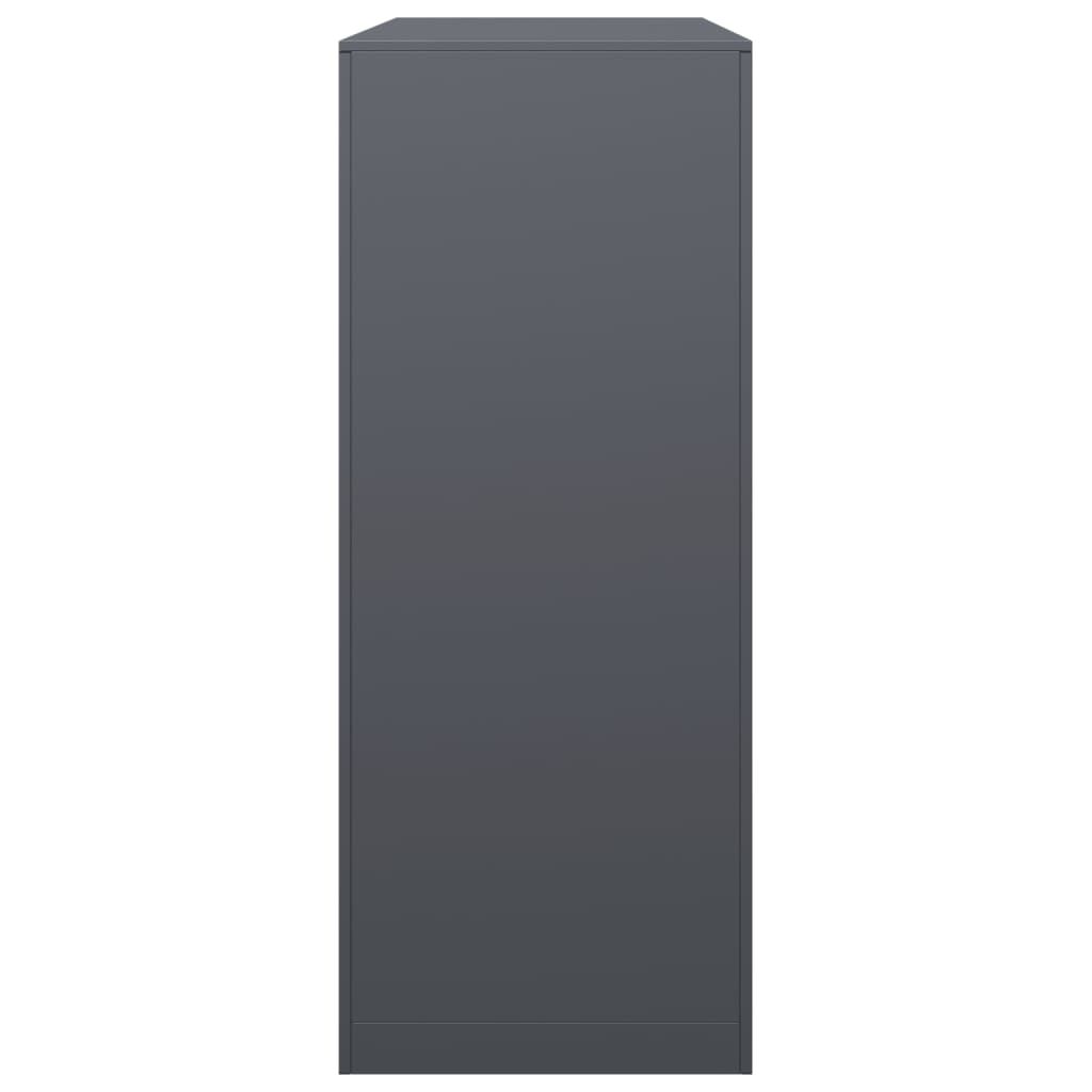 Firewood Rack Log Storage Holder Outdoor Steel Anthracite