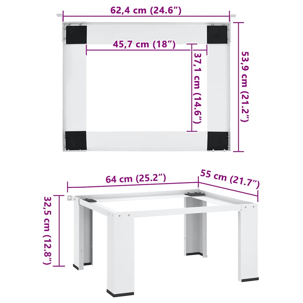 Washing Machine Pedestal White