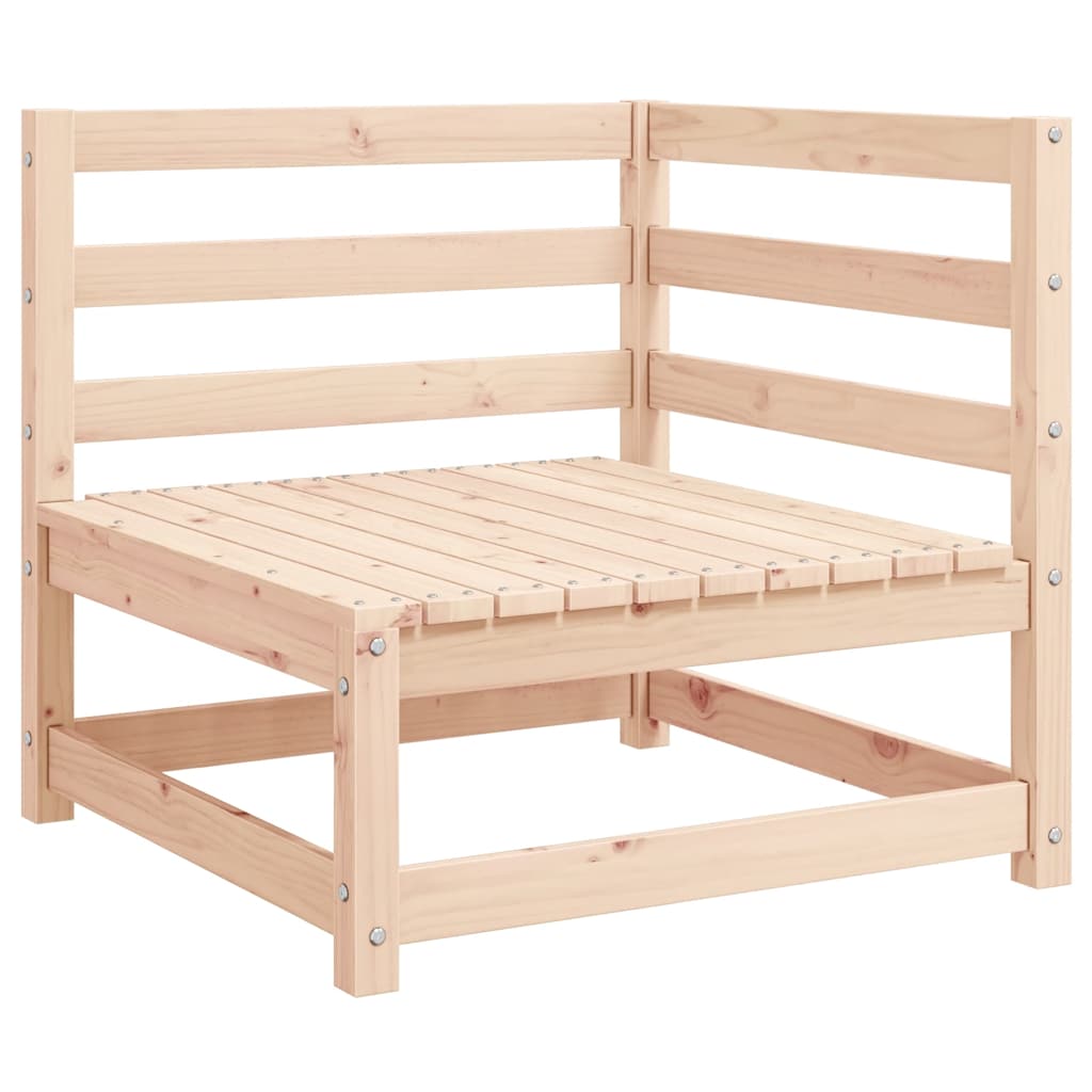 Garden Corner Sofas 2 pcs Solid Pinewood