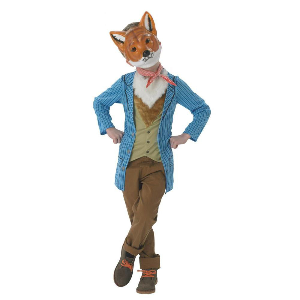 Mr Fox Deluxe Costume Child Book Week Outfit with Jacket Vest Mask
