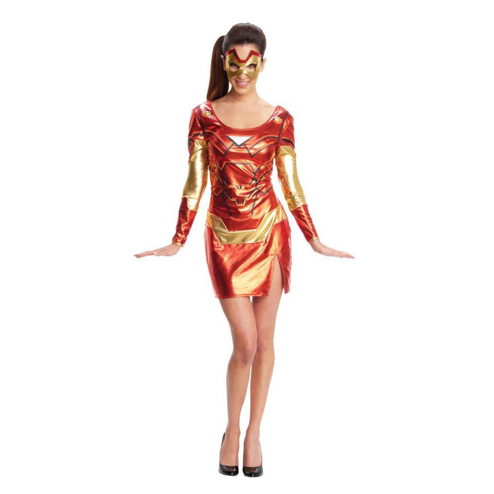 Iron Lady Rescue Superhero Costume for Adults