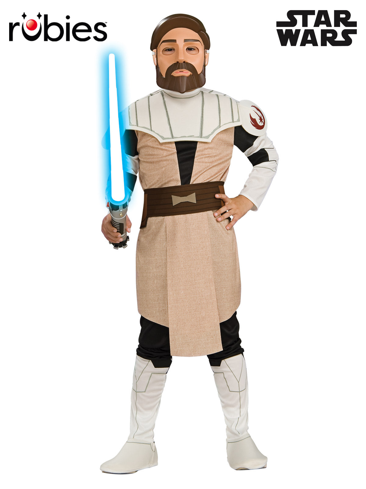 Obi Wan Kenobi Child Costume with Tunic, Armour, Mask and Belt