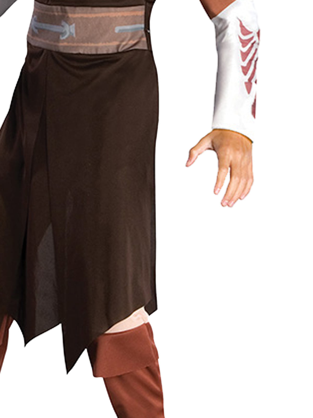 Star Wars Plo Koon Kids Costume – Official Licensed Tunic, Pants with Boot Tops & Mask, Brown Colour