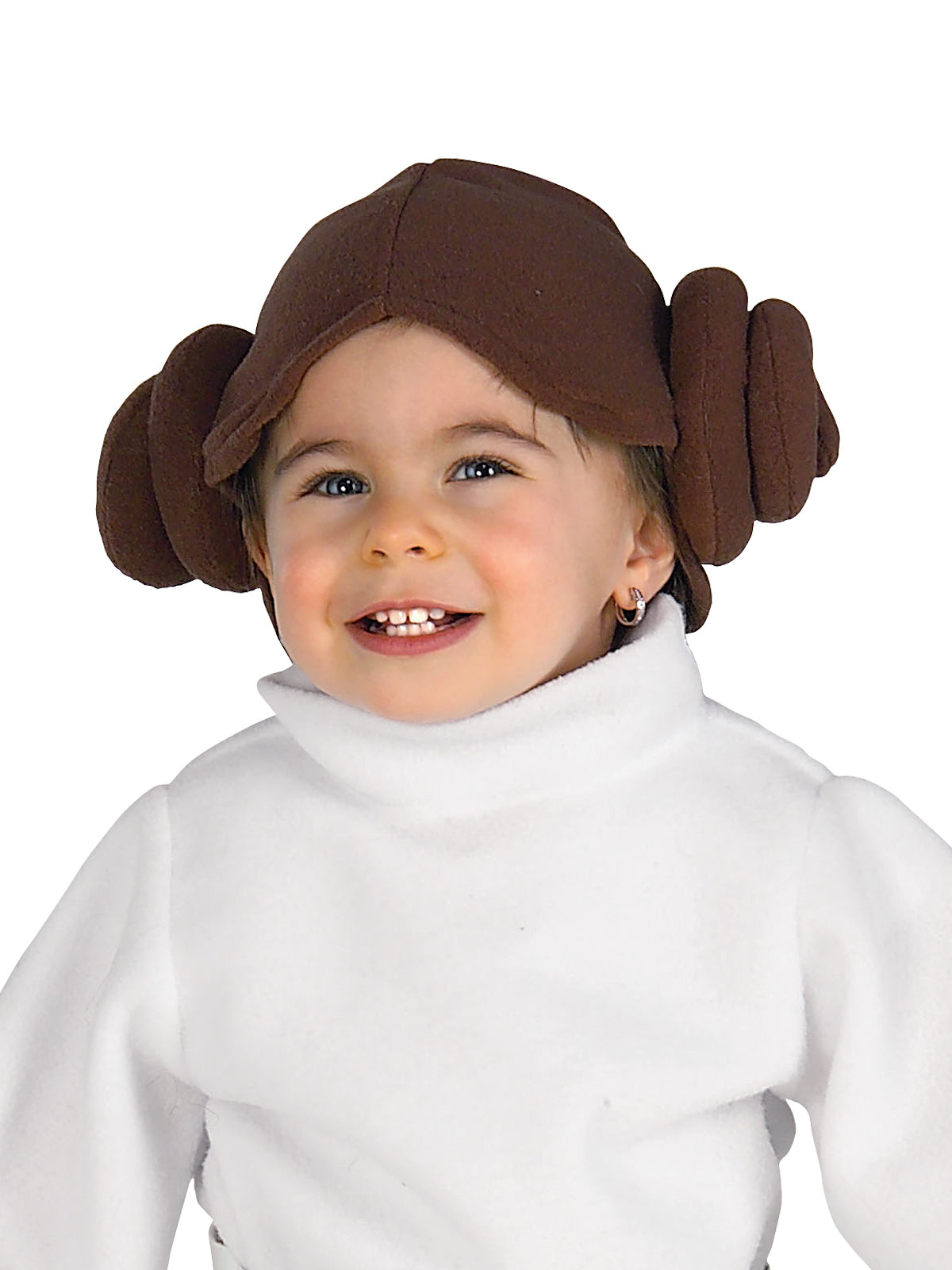 Princess Leia Costume Iconic White Dress and Wig for Kids