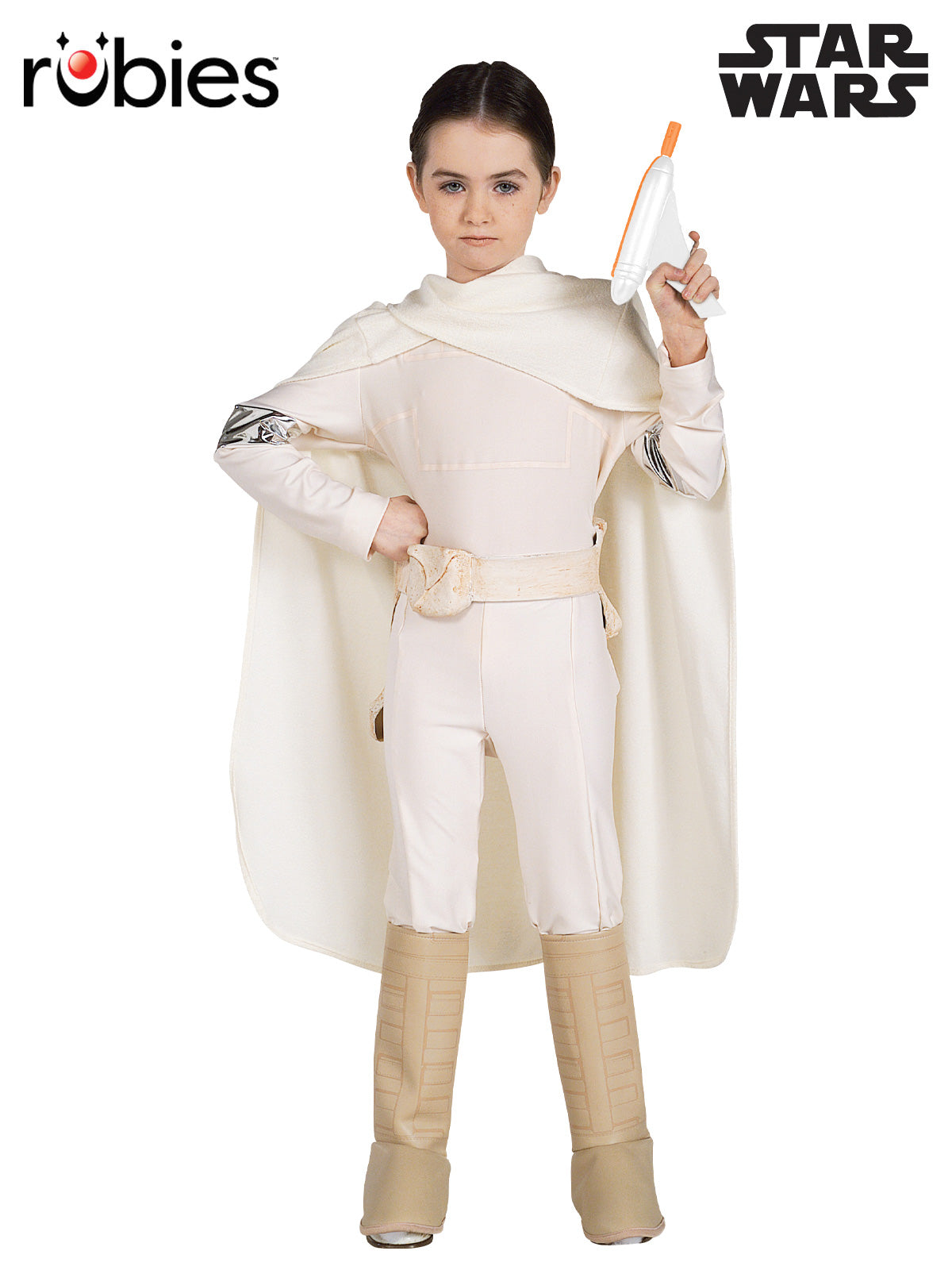 Padme Amidala Deluxe Girls Costume with Shawl and Belt