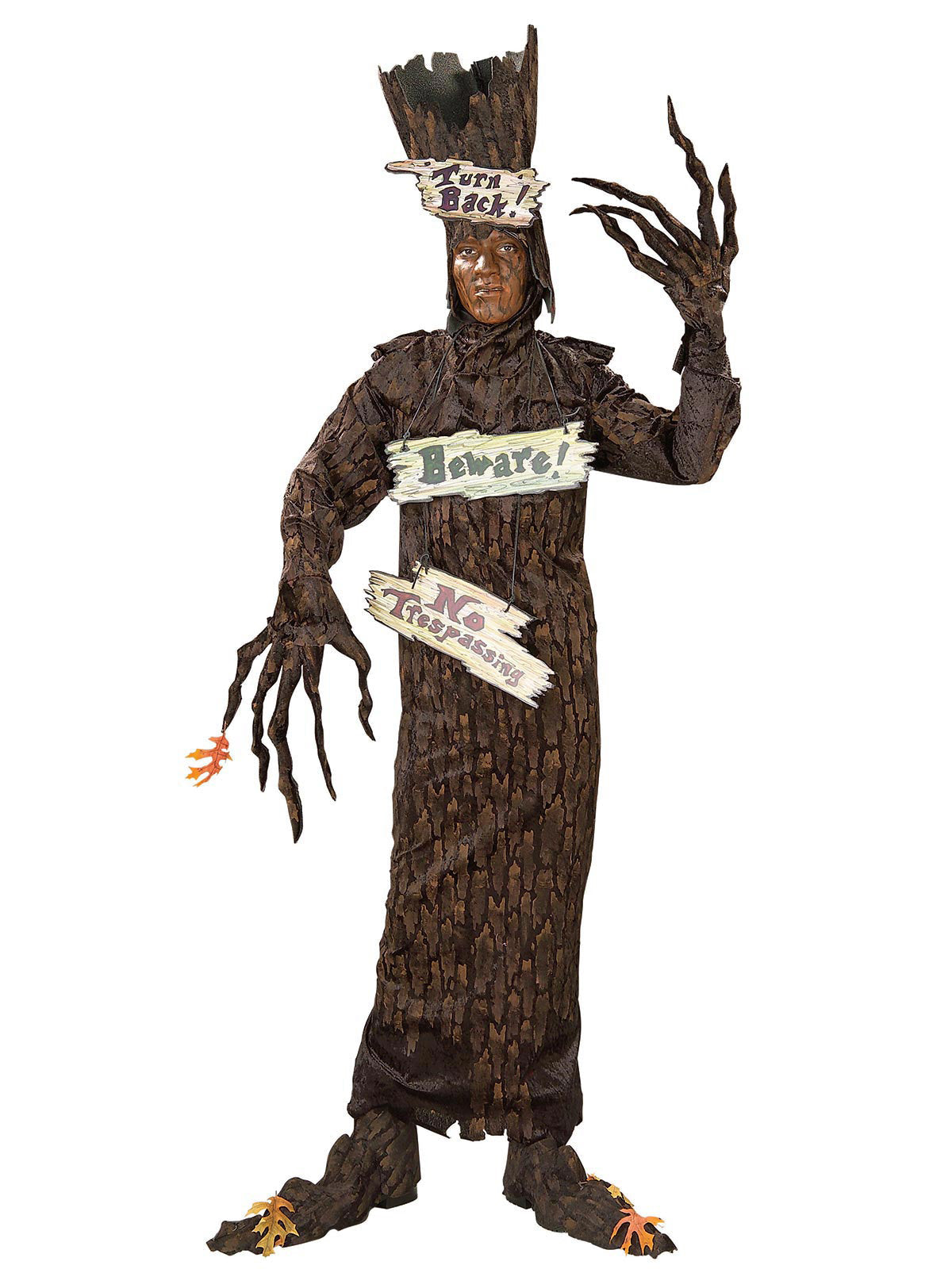 Haunted Tree Halloween Costume for Adults with Hood Gloves and Shoe Covers