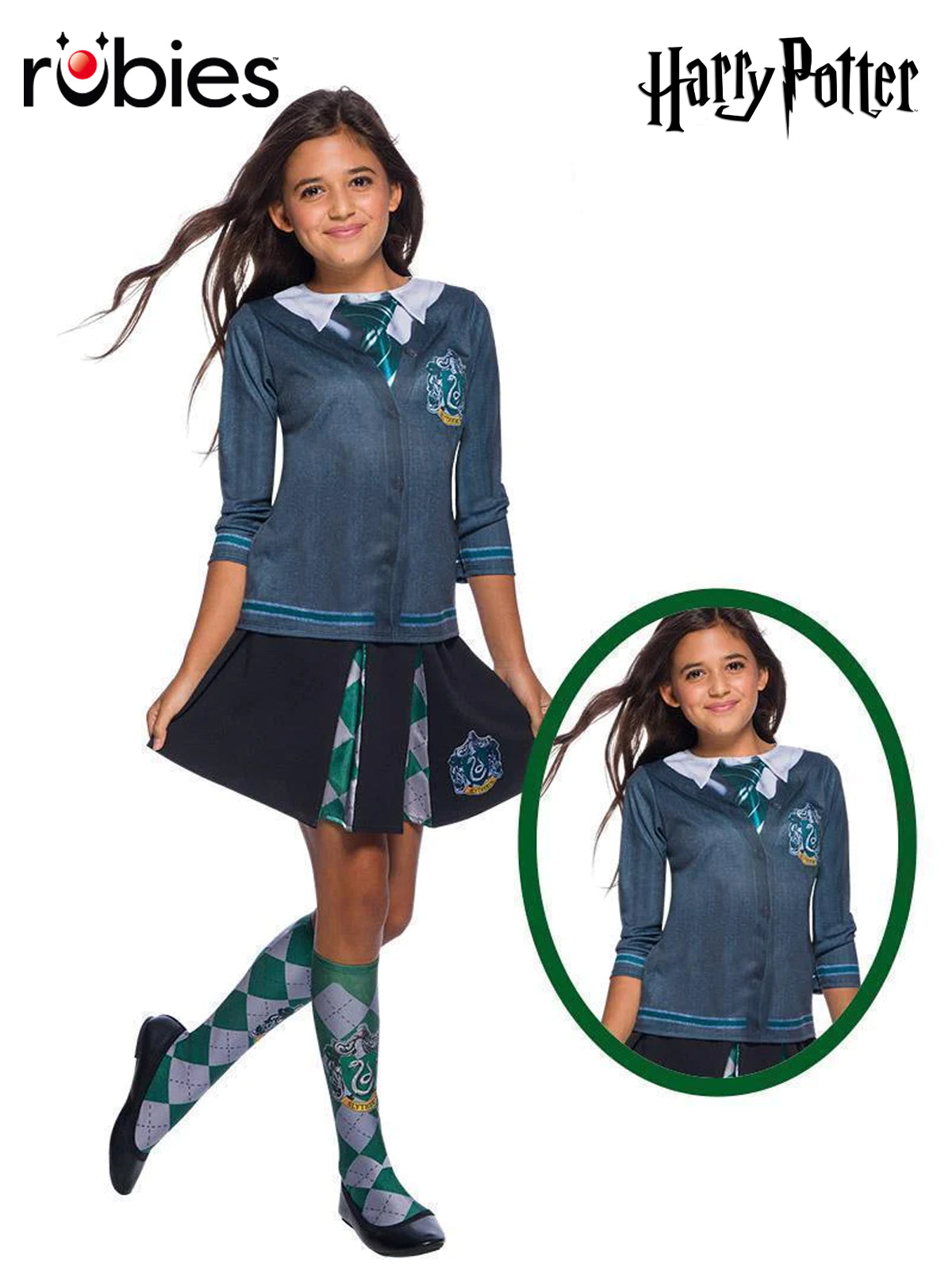 Slytherin Costume Top Child