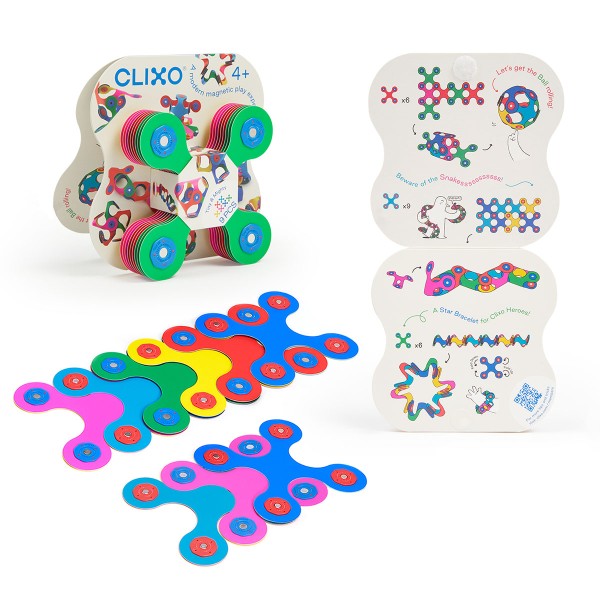 Clixo Tiny & Mighty Construction Set for Kids Aged 4+