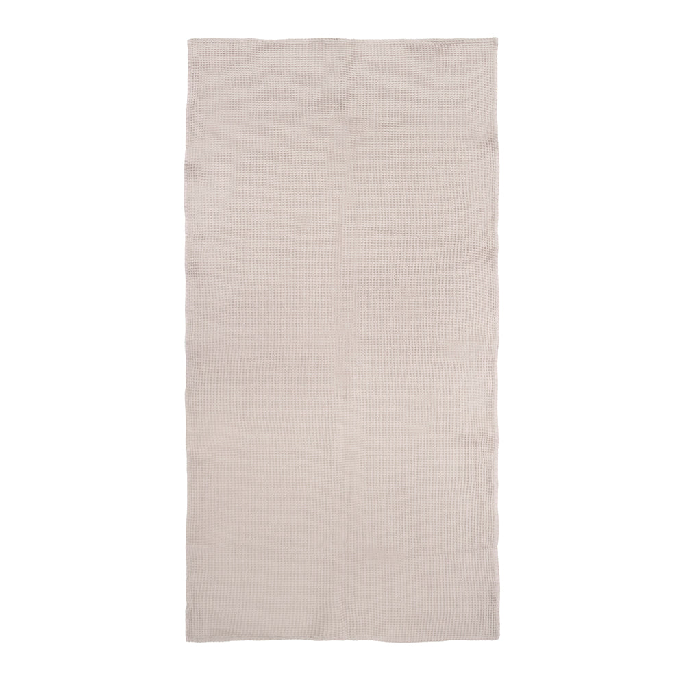 Bambury Waffle Bath Towel - Pebble