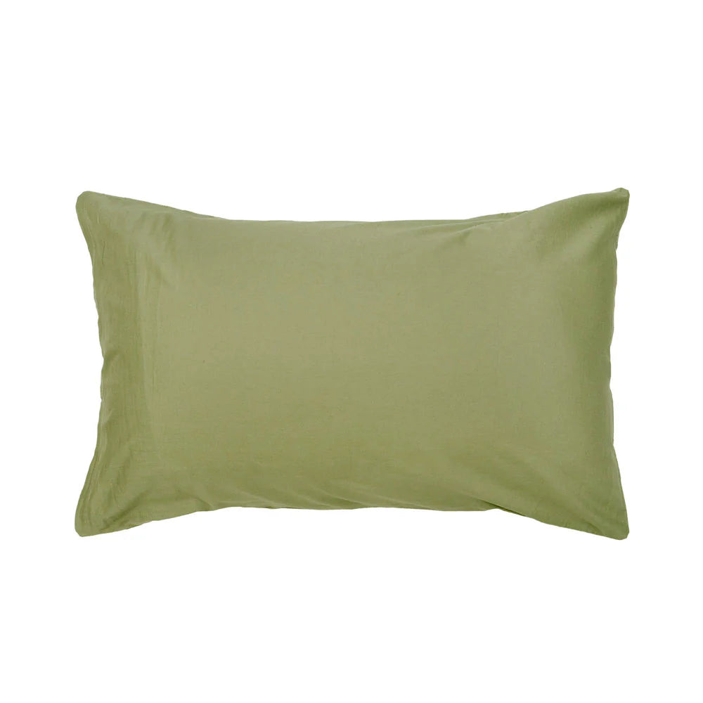 Acacia Jacquard Quilt Cover Set Pear