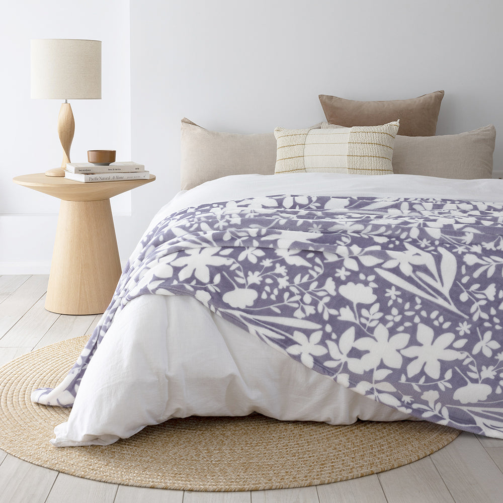 Bambury Liv Ultraplush Blanket - Blue