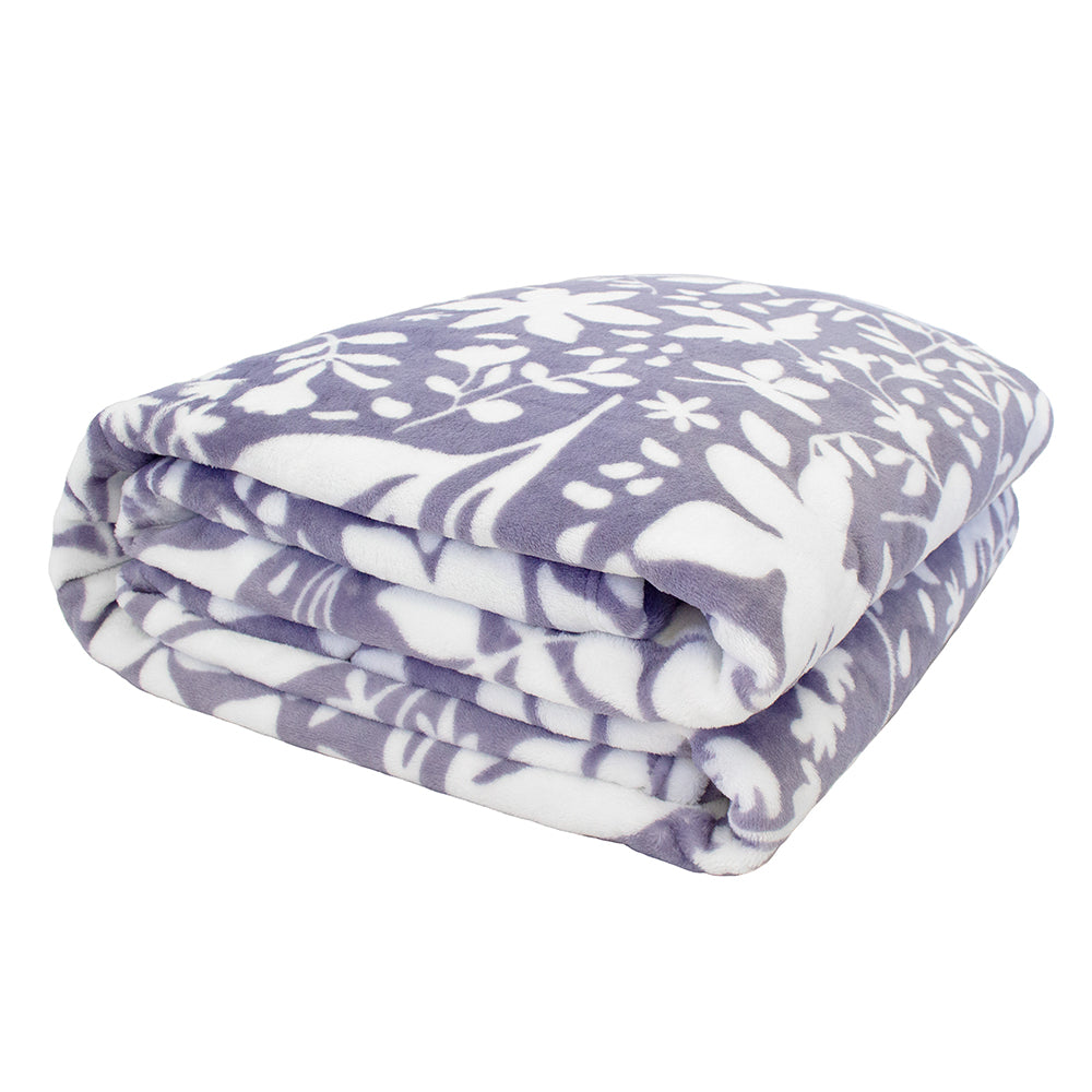 Bambury Liv Ultraplush Blanket - Blue