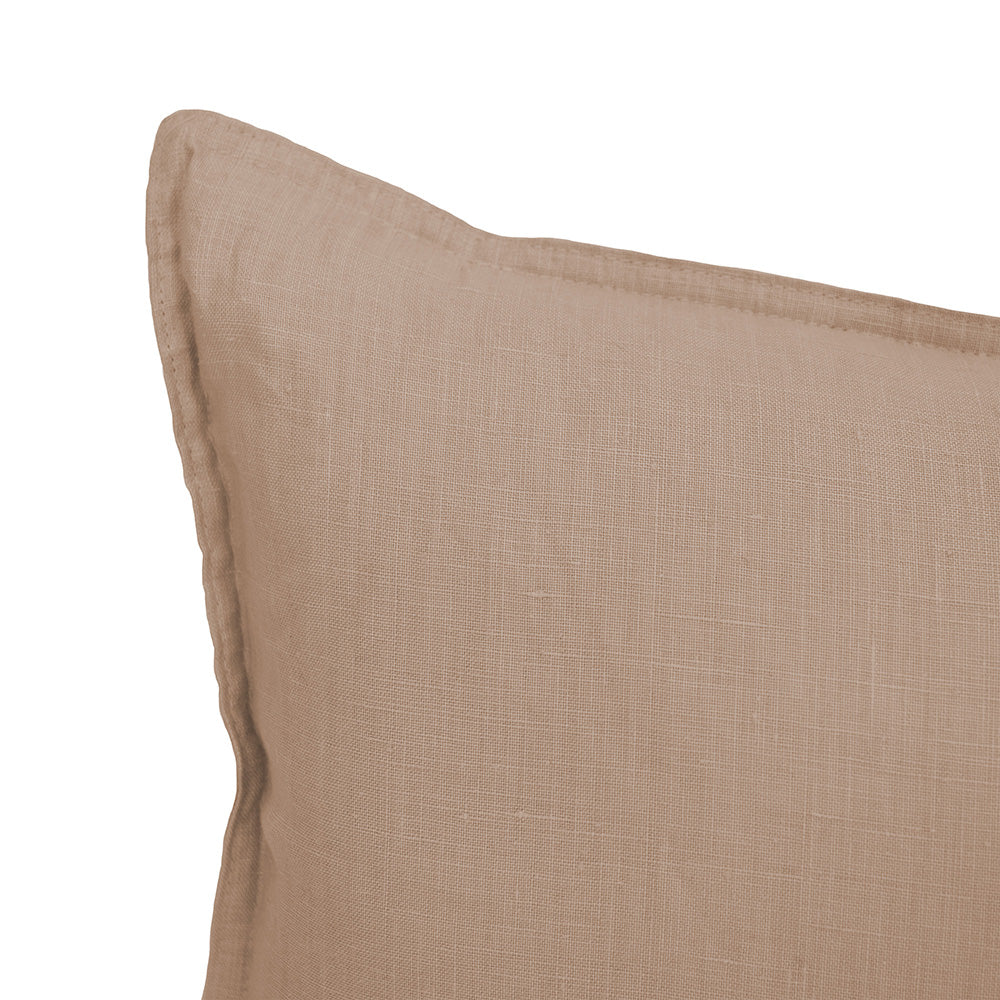 Bambury Linen Rectangle Cushion - Tea Rose