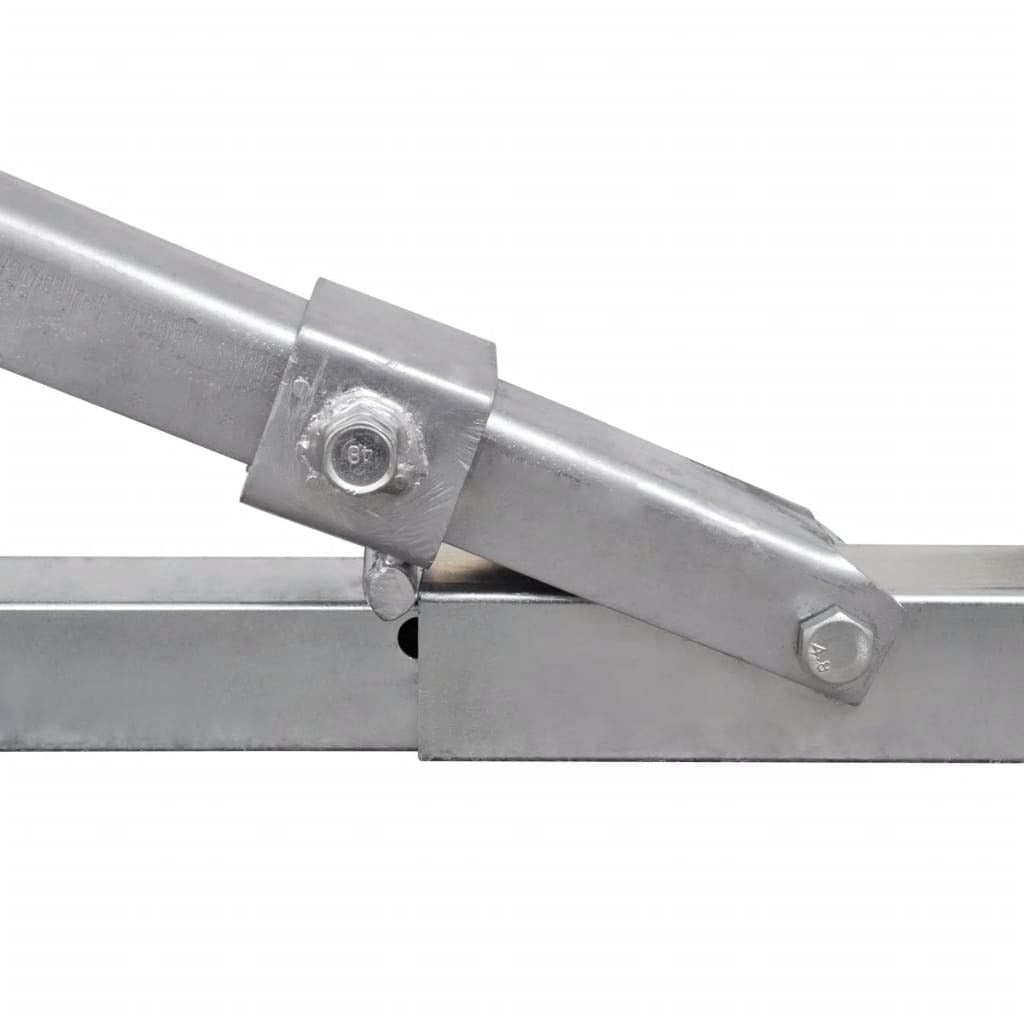 Boat Trailer Bottom Support Bracket Keel Rollers Adjustable 80-124cm Steel