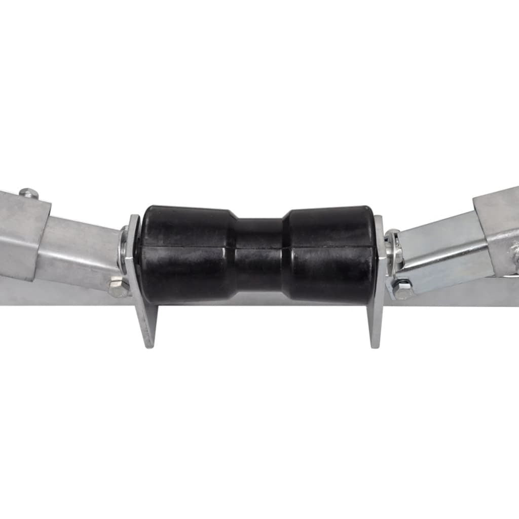 Boat Trailer Bottom Support Bracket Keel Rollers Adjustable 80-124cm Steel