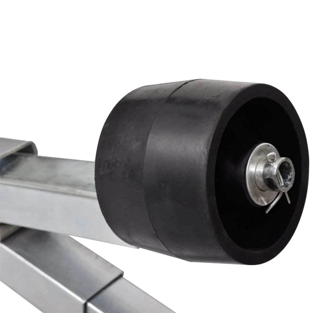 Boat Trailer Bottom Support Bracket Keel Rollers Adjustable 80-124cm Steel