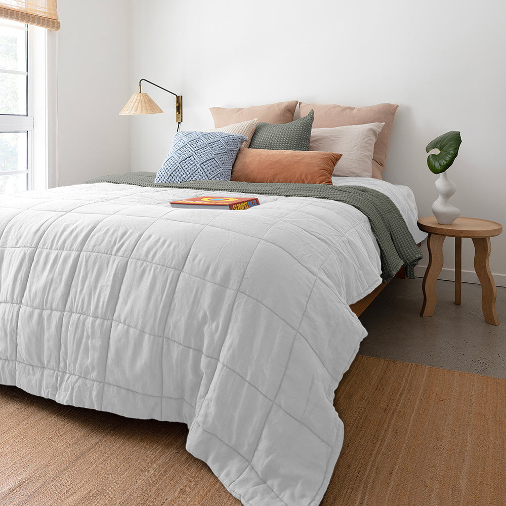 Bambury Anka Square Cushion - Blue