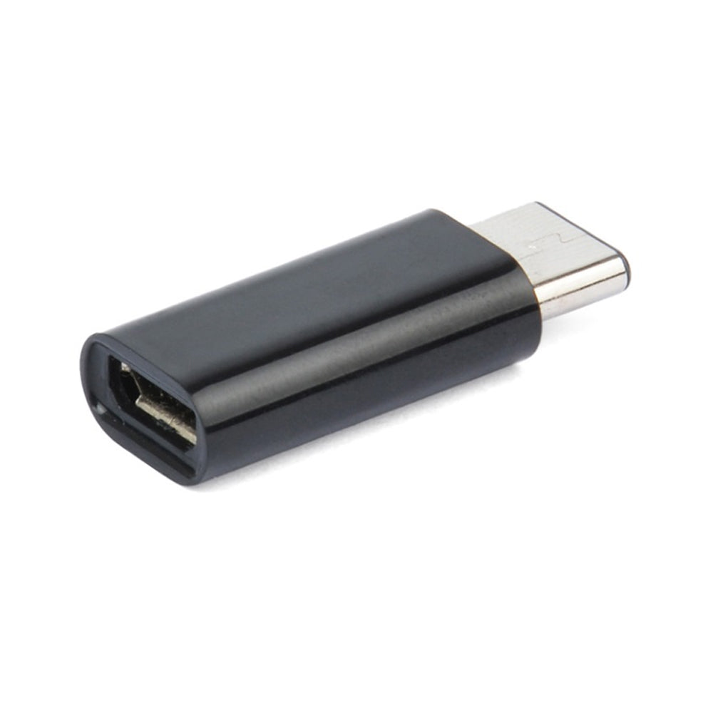 8ware USB 2.0 USB-C Male to USB Micro-B Female Adapter 480Mbps Black Connect Older USB Devices to New USB-C Devices