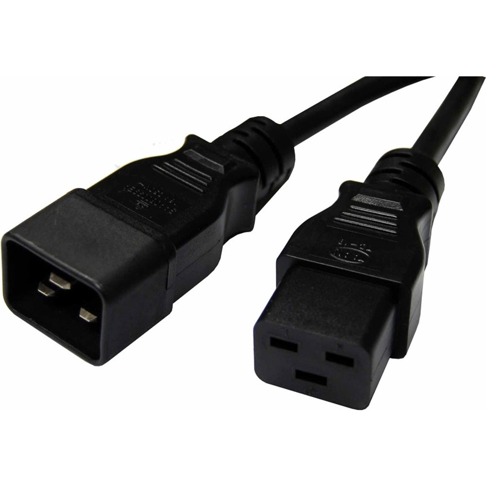 8Ware 3m 15A Power Extension Cable Lead IEC C19 to IEC C20 Male to Female for UPS PDU PC Servers Rack Mount Power Units
