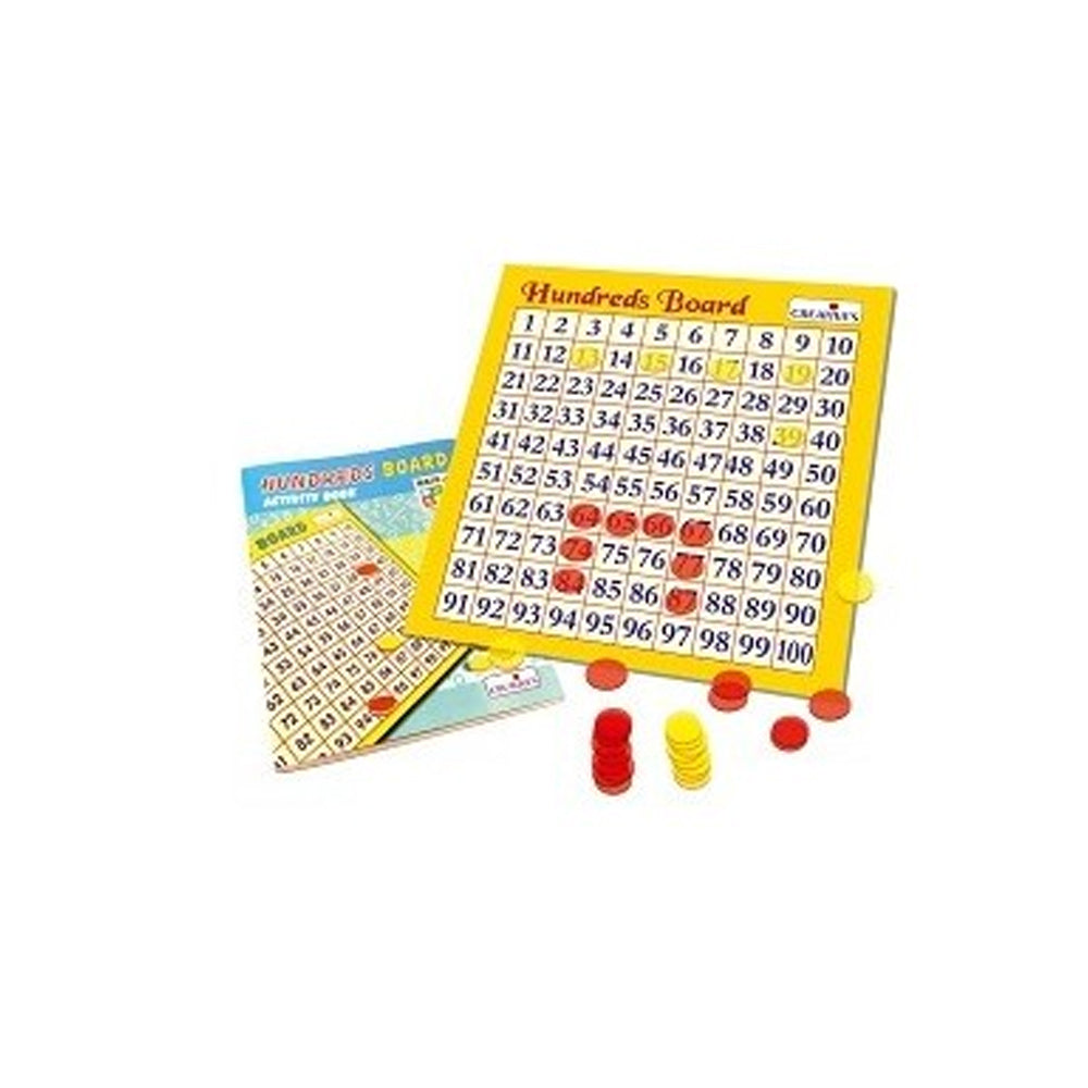 Creatives Hundreds Board Maths Game Skip Counting Number Learning 8+ Years