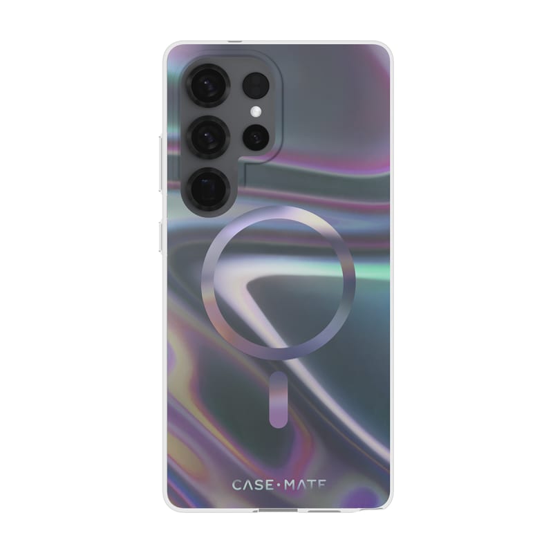 Case-Mate Soap Bubble Case with Magnet for Samsung Galaxy S25 Series – Iridescent