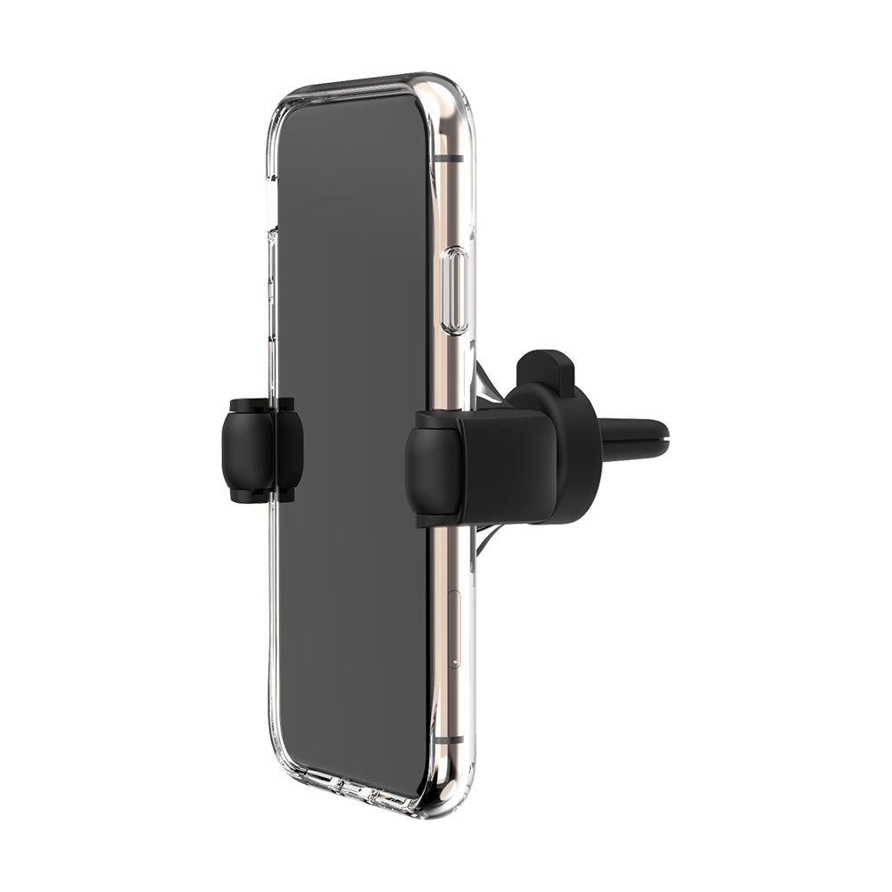 EFM 15W Wireless Car Vent Mount ChargerWith 18W Car Charger - Graphite