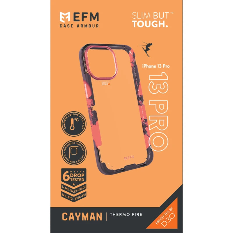 EFM Cayman Case Armour with D3O Crystalex for iPhone 13 Pro