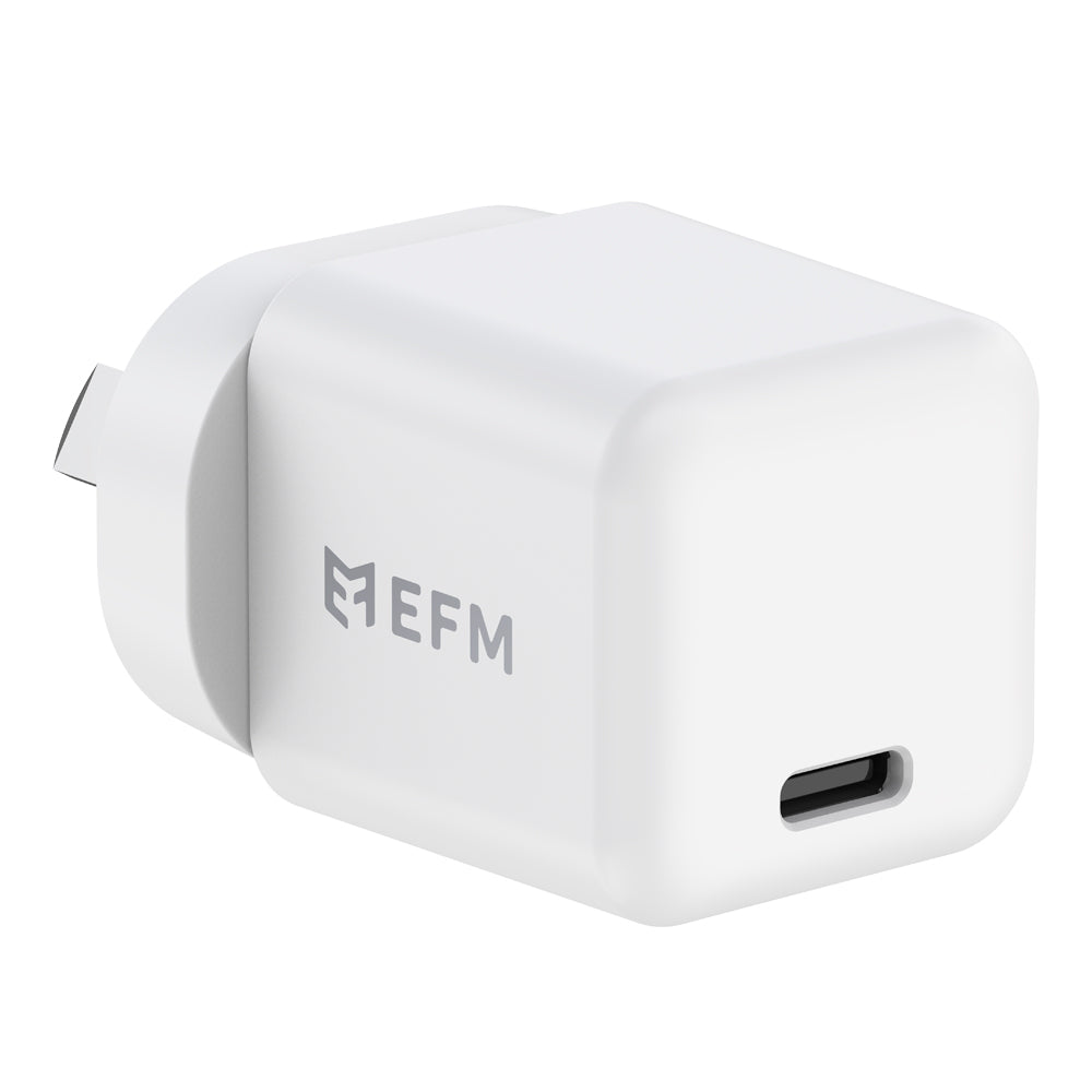 EFM ECO 20W Wall ChargerWith Power Delivery and PPS Technology - White