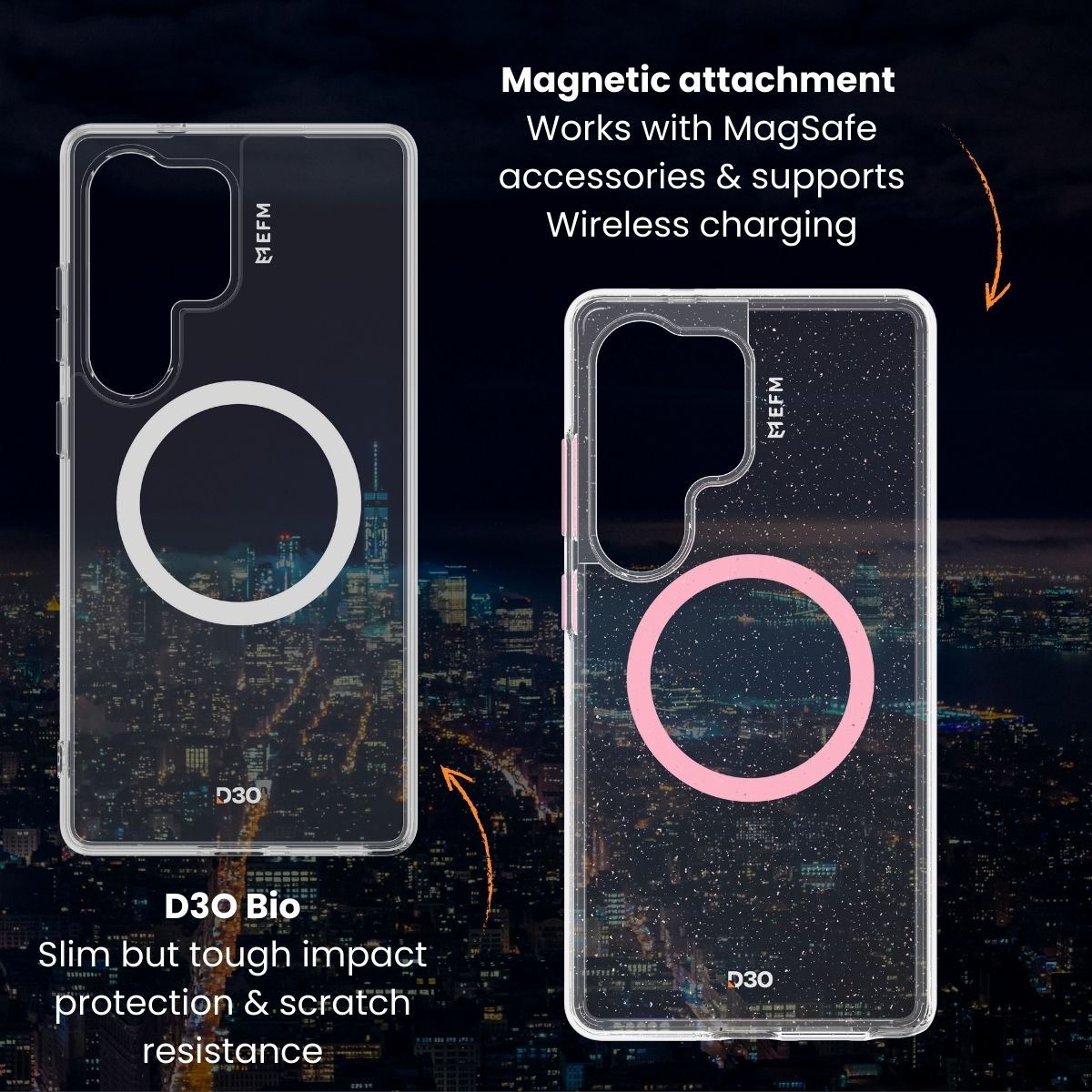 EFM Aspen Case with D3O Bio for Samsung Galaxy S25 Ultra