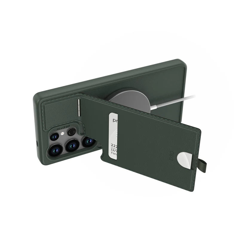 EFM Berlin Wallet Case with D3O Bio for Samsung Galaxy S25 Ultra