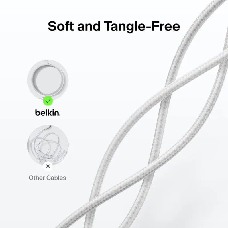 Belkin Boost Charge Pro USB-C to C 240W - 1m Braided Cable